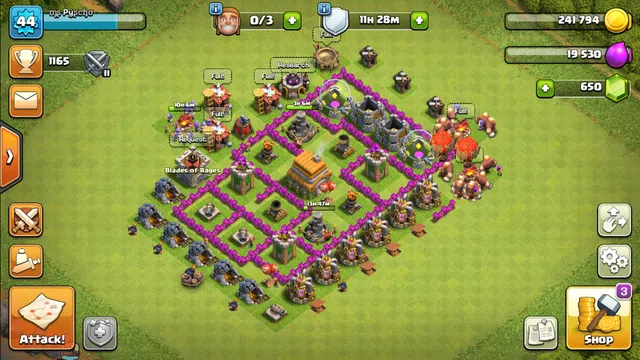 Base layout