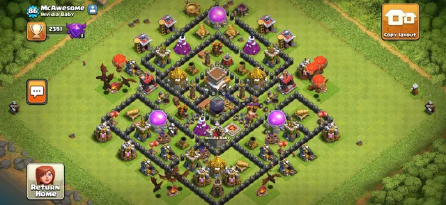 Base layout